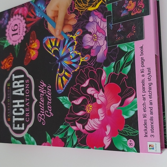 NWOT Butterfly Garden ETCH ART Creation - Picture 11 of 11